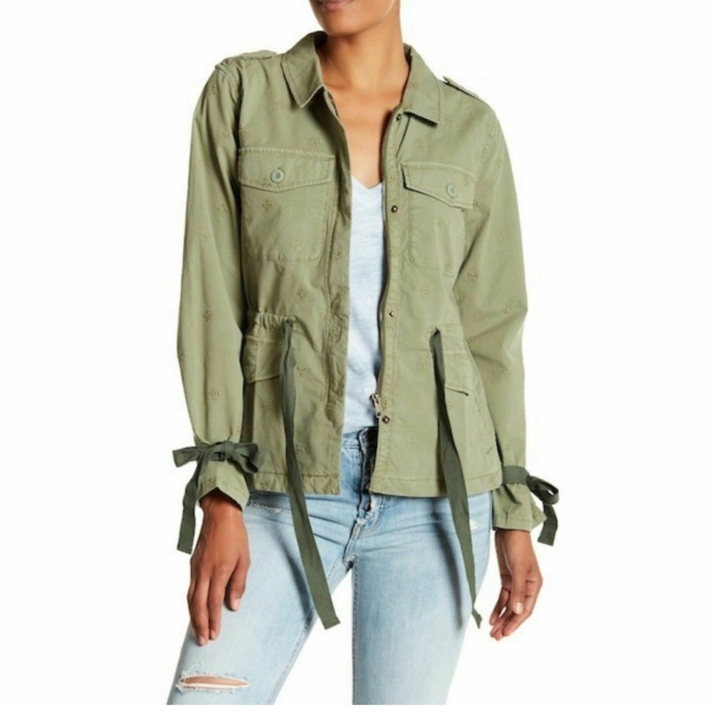 Anthropologie Sanctuary Honor Utility Military Jacket Sleeve belted Small